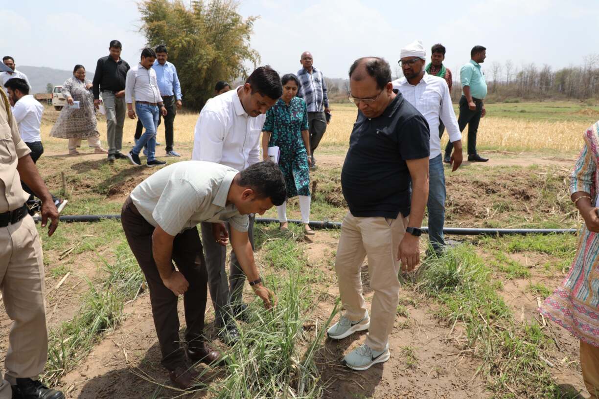 कमिश्नर ने बनखेड़ी के ओलावृष्टि से प्रभ