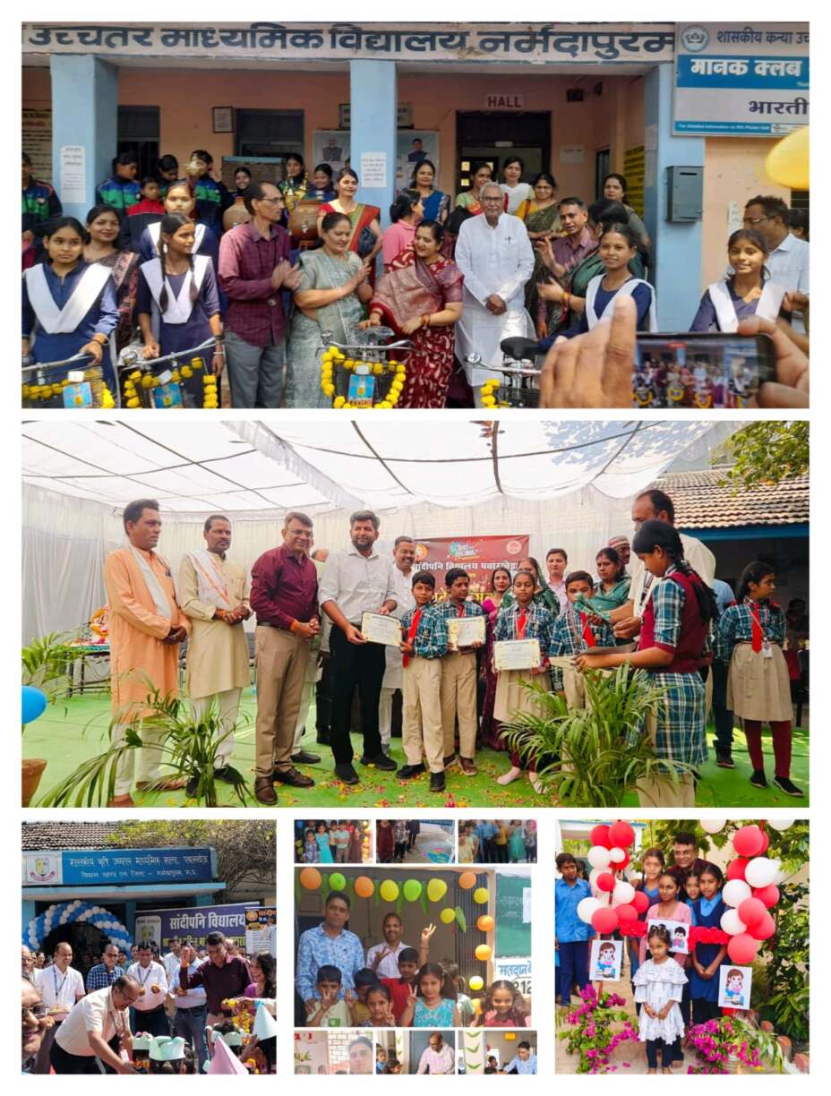 नर्मदापुरम में शाला प्रवेशोत्सव के साथ नए शैक्षणिक सत्र का हुआ शुभारंभ