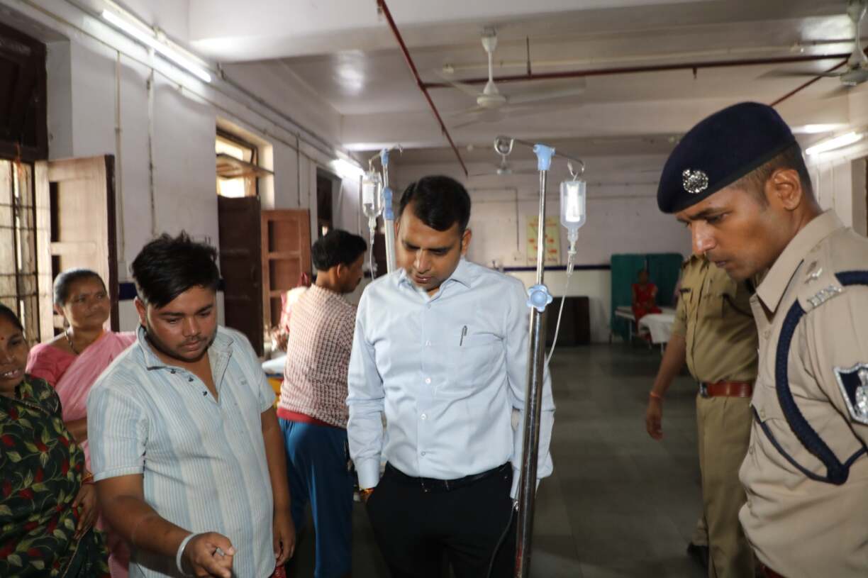 विषम परिस्थिति में पीड़ितों को