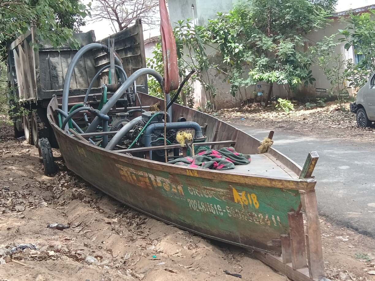 अवैध रेत उत्खनन पर प्रशासन की बड़ी कार्रवाई (2)