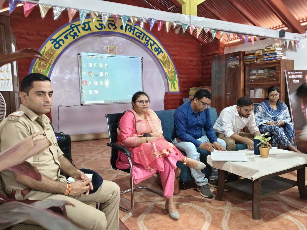 केन्द्रीय जेल नर्मदापुरम में मानसिक स्वास्थ्य शिविर आयोजित