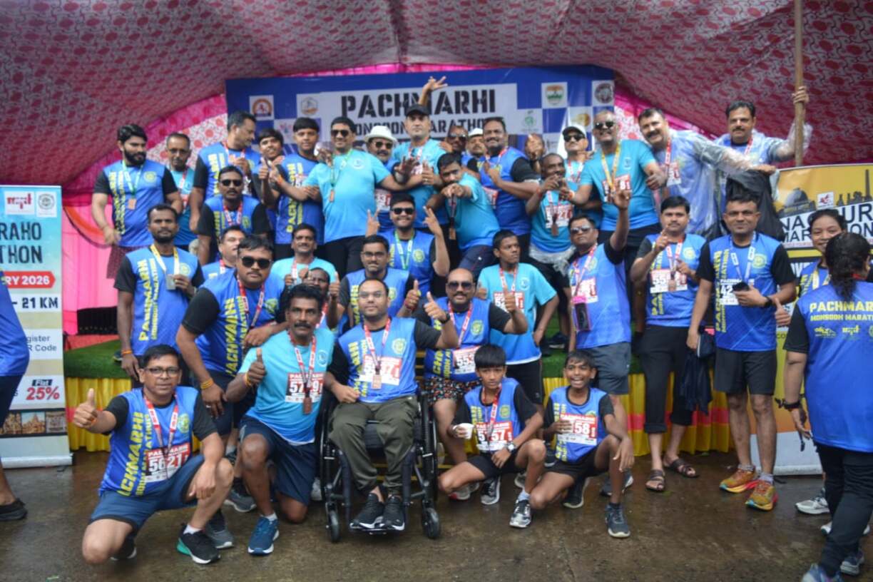 सतपुड़ा की वादियों मढ़ी मानसून मैराथन