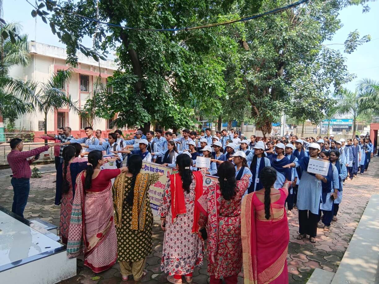 सेवा संकल्प अभियान अंतर्गत हुई चित्रकला और