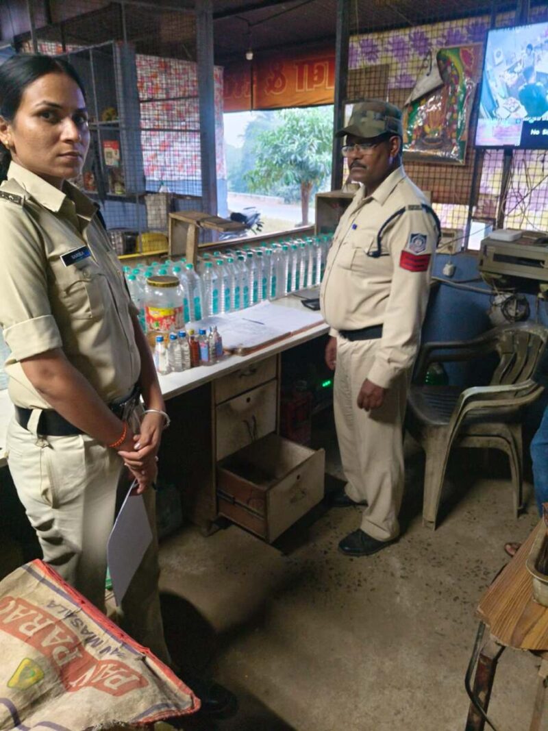 अवैध मदिरा के विरुद्ध आबकारी विभाग ब्त