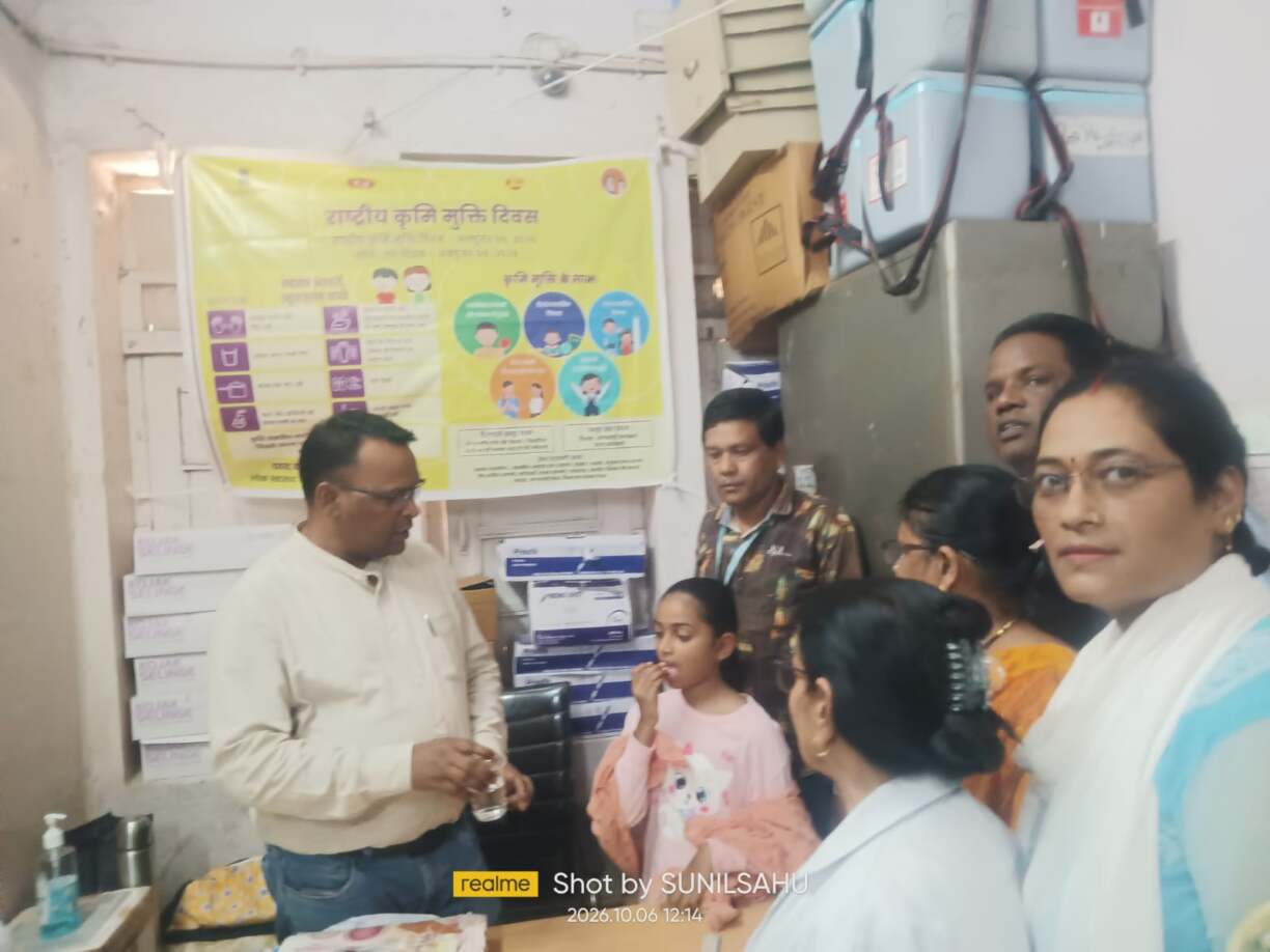 राष्ट्रीय कृमि मुक्ति दिवस पर 2 लाख 57 हजार 568 बच